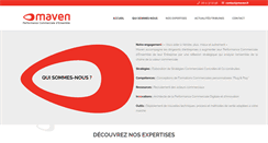 Desktop Screenshot of maven.fr